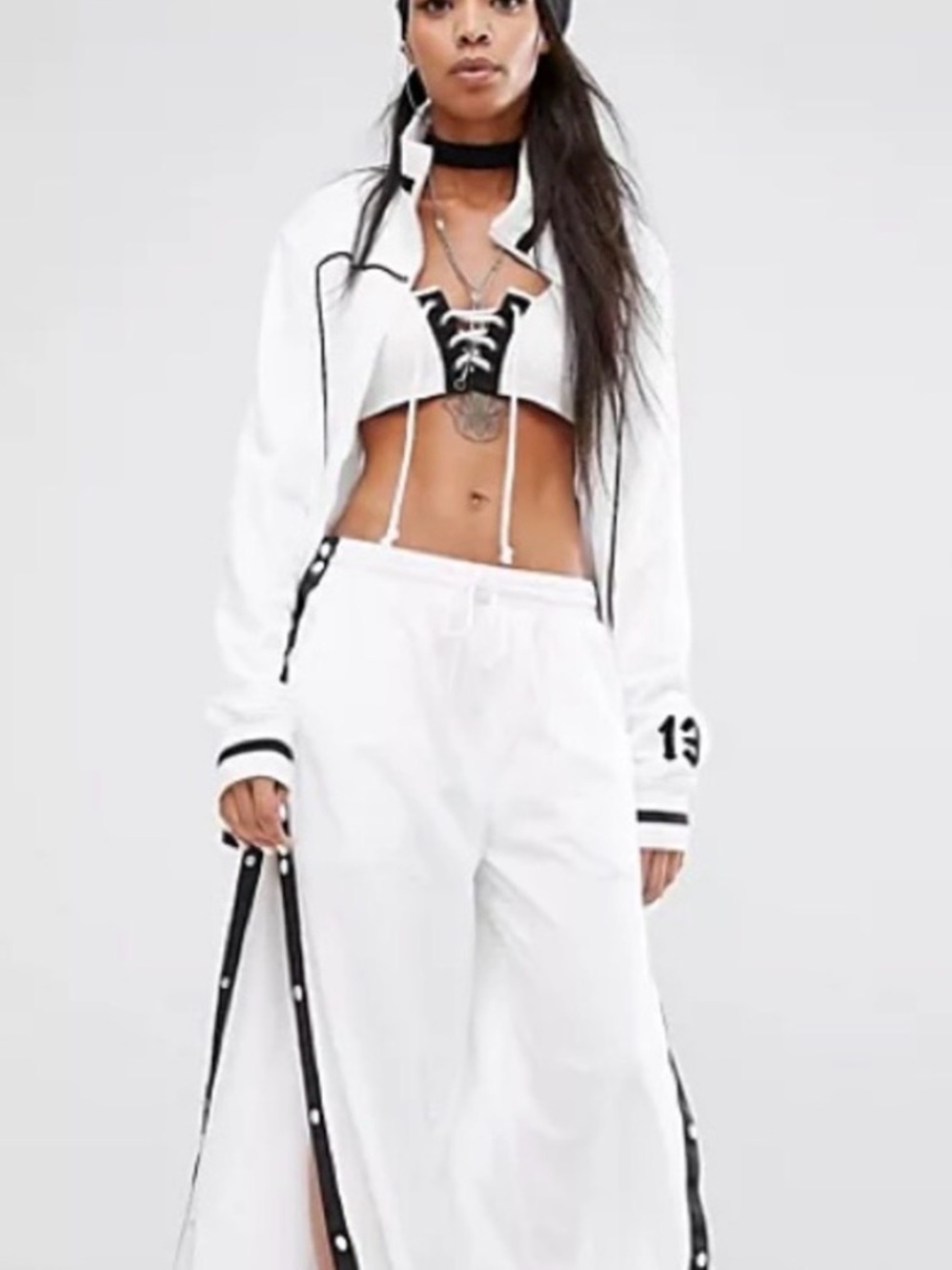 Box #2 puma fenty cropped white set 

Hoodie medium 
Pants small